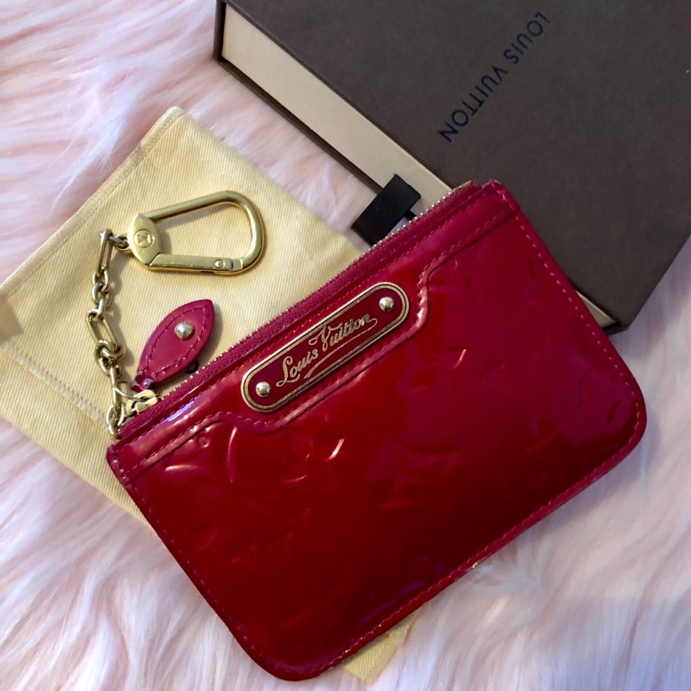 Louis Vuitton LV SLG Monogram Vernis POMME D'AMOUR